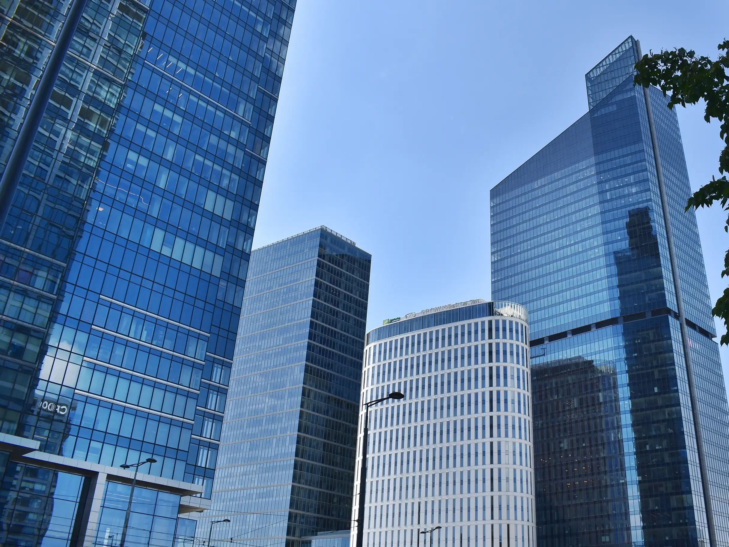 The Warsaw HUB buildings.