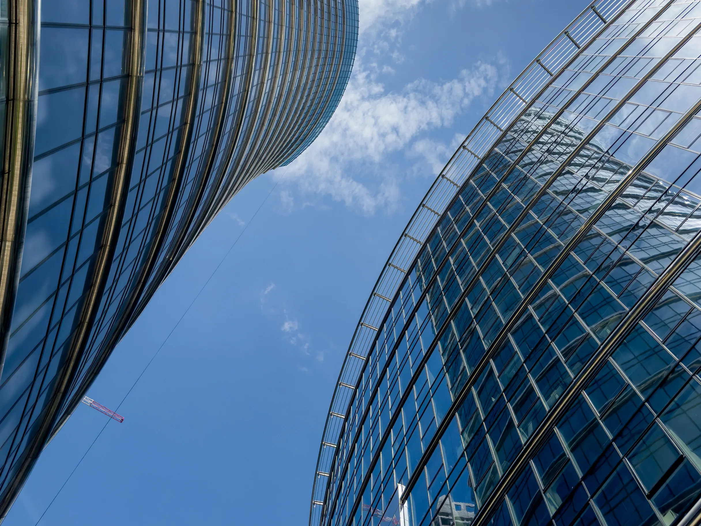 The Warsaw Spire office buildings.